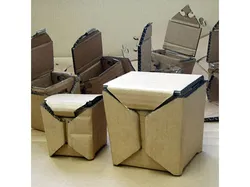 Folding cardboard box - small