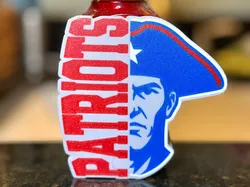 Patriots Football B&BW Soap Bottle Holder - Free 3D Print Model