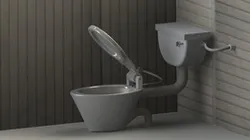 Toilet Seat with Flush tank