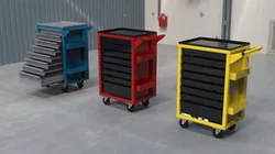 Tool box with 8 drawers