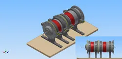 Tornado Panavia Variable-Sweep Wing control Planetary Gearbox System