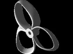 Toroidal propeller 3 blades