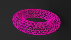 Torus with hexagonal mesh
