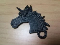 Unicorn keychain