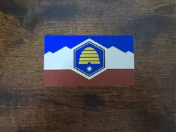 Utah State Flag - Free 3D Print Model
