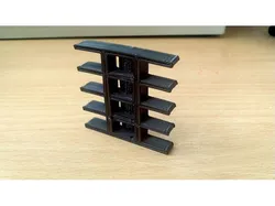 black shelf