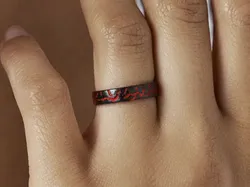 Eternal Lava Ring - Free 3D Print Model