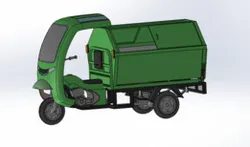 Garbage tricycle truck