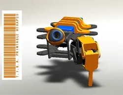 Hexapod Robot printable +/-400x450mm