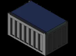 sliding top container