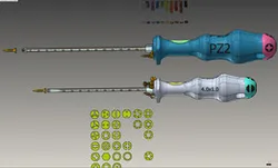 tournevis pozidriv & plate, braz, Autodesk Inventor & Fusion 2013
