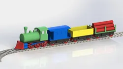 Toy steam locomotive