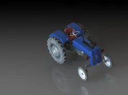 Tractor cad file solidworks