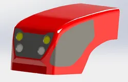 Tractor front casing