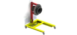 Trailer hub removal (trolley)