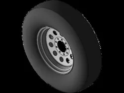 Trailer hub & tire