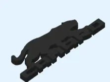 Black Panther Camaro - Free 3D Print Model
