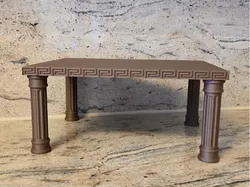 Shelf / Storage with Greek Style Columns - Free 3D Print Model