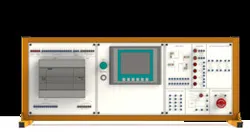 Training stand with industrial computer S7-1200 Siemens.