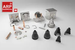 Transmission bellows compression molding