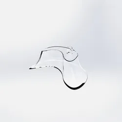 Transparent Perfume Glass