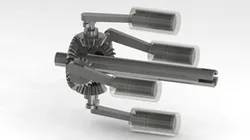 Trebert Stationary Four Cylinder Mechanism