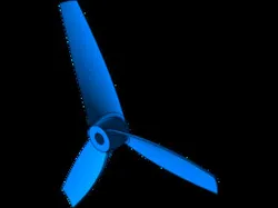 Tri-Blade 3D Printable Ø4.5"(Ø114.3mm) Drone Propeller