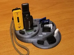 USB, SD, Micro-SD Card Holder - Free 3D Print Model