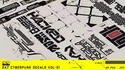 Cyberpunk Decals Vol-01 Texture