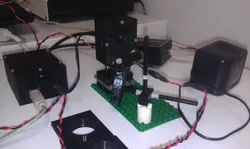 Dr.RobotLabs Lego Breadboard / Monkey bar LED holder and Analog Camera Mount