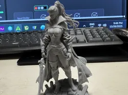 Lady Fighter - Free 3D Print Model