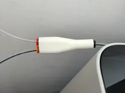 Minimalist smooth feed three-way connector - Free 3D Print Model