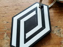Renault keychain - Free 3D Print Model