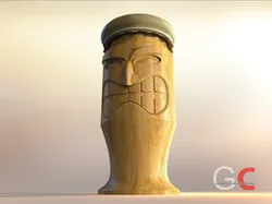 Tropical bar stool
