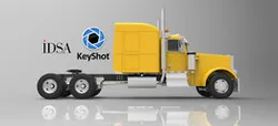 Truck 6x4 sleeper kenworth 'rendering challenge'