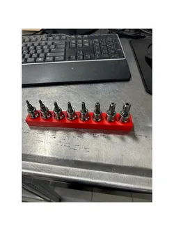 3/8 in. Drive Tamper Proof Torx Bit Socket Set (8-Piece) Holder
