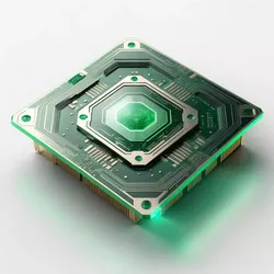 Advanced Microchip Processor Unit 3D model