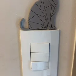 Cat socket switch ornament