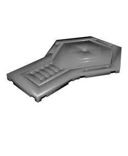 DIO-002 100MM Hexagonal Base (Fixed). 3D Printed Action Base for Model Kits
