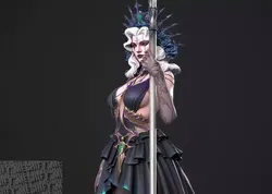 Fantasy Noble Character Low-poly 3D model