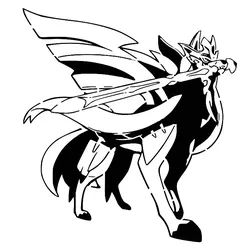Free Digital Art STL Download - Zacian stencilby SMT_M 🦊