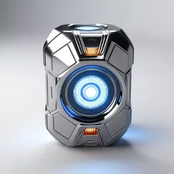 Futuristic SciFi Energy Core Module 3D model