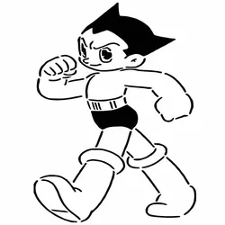 gratuită de Characters & Creatures STL Descărcare - Șablon Astroboy - SMT_M 🦊