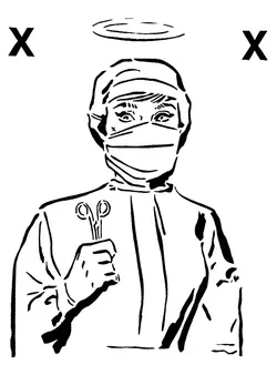 gratuită de Educational Aids STL Descărcare - Șablon asistentă medicală 2 - SMT_M 🦊