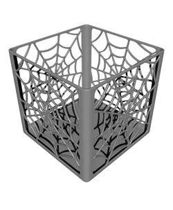 Halloween Candy Box - Spider Web Design