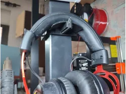 Headphones hook adapter for LACK table mounting platform