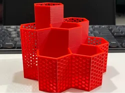 Hex pen holder