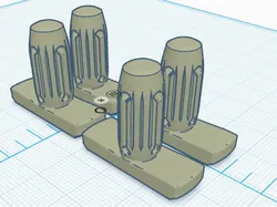 Honeycomb laser hold down