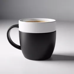Modern TwoTone Coffee Mug 3D model
