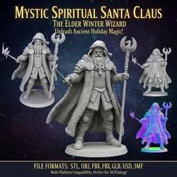 Mystic Spiritual Santa Claus